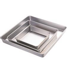 square cake pans from Always Invited Event Rentals