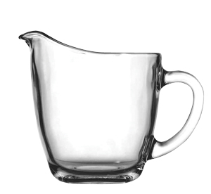 Clear Glass Creamer   from Always Invited