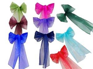 Organza Chair Ties from Always Invited Event Rentals 