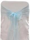 Blue Organza Tie from Always Invited Event Rentals