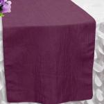 $4.25 ~ Aubergine Crinkle Runner from Always Invited Event Rentals