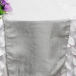 White Crinkle Runner from Always Invited Event Rentals