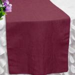 Burgundy Crinkle Runner from Always Invited Event Rentals 