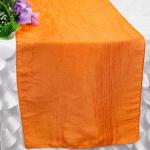 Orange Crinkle Runner from Always Invited Event Rentals 