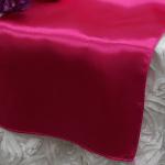 Fushia Satin Runner from Always Invited Event Rentals