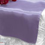 Lavender Satin Runner from Always Invited Event Rentals