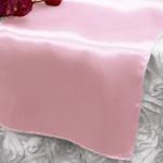 Pink Satin Runner from Always Invited Event Rentals
