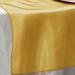 Antique Gold Crinkle Runner from Always Invited Event Rentals 