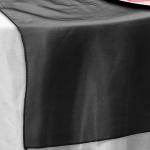 Black Organza Runner from Always Invited Event Rentals 