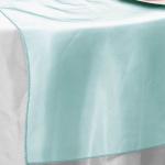 Blue Organza Runner from Always Invited Event Rentals 