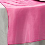 Fushia Organza Runner from Always Invited Event Rentals 