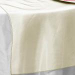Ivory Organza Runner from Always Invited Event Rentals 