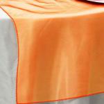 Orange Organza Runner from Always Invited Event Rentals 