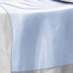 Periwinkle Organza Runner from Always Invited Event Rentals 