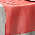 Red Organza Runner from Always Invited Event Rentals 