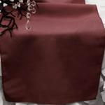 Burgundy Polyester Runner from Always Invited Event Rentals