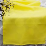 Yellow Polyester Runner from Always Invited Event Rentals