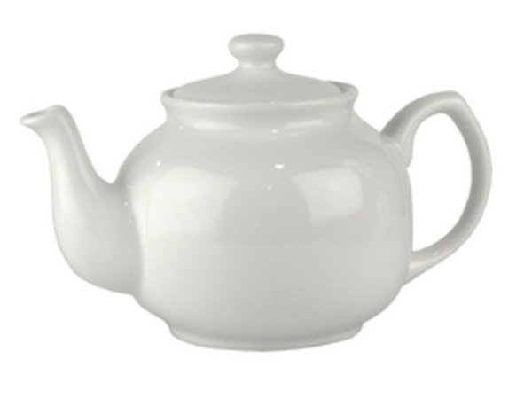 6 cup white Tea Pot   from Always Invited